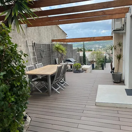 别墅 Sunset Tennis Et Piscine Collectif